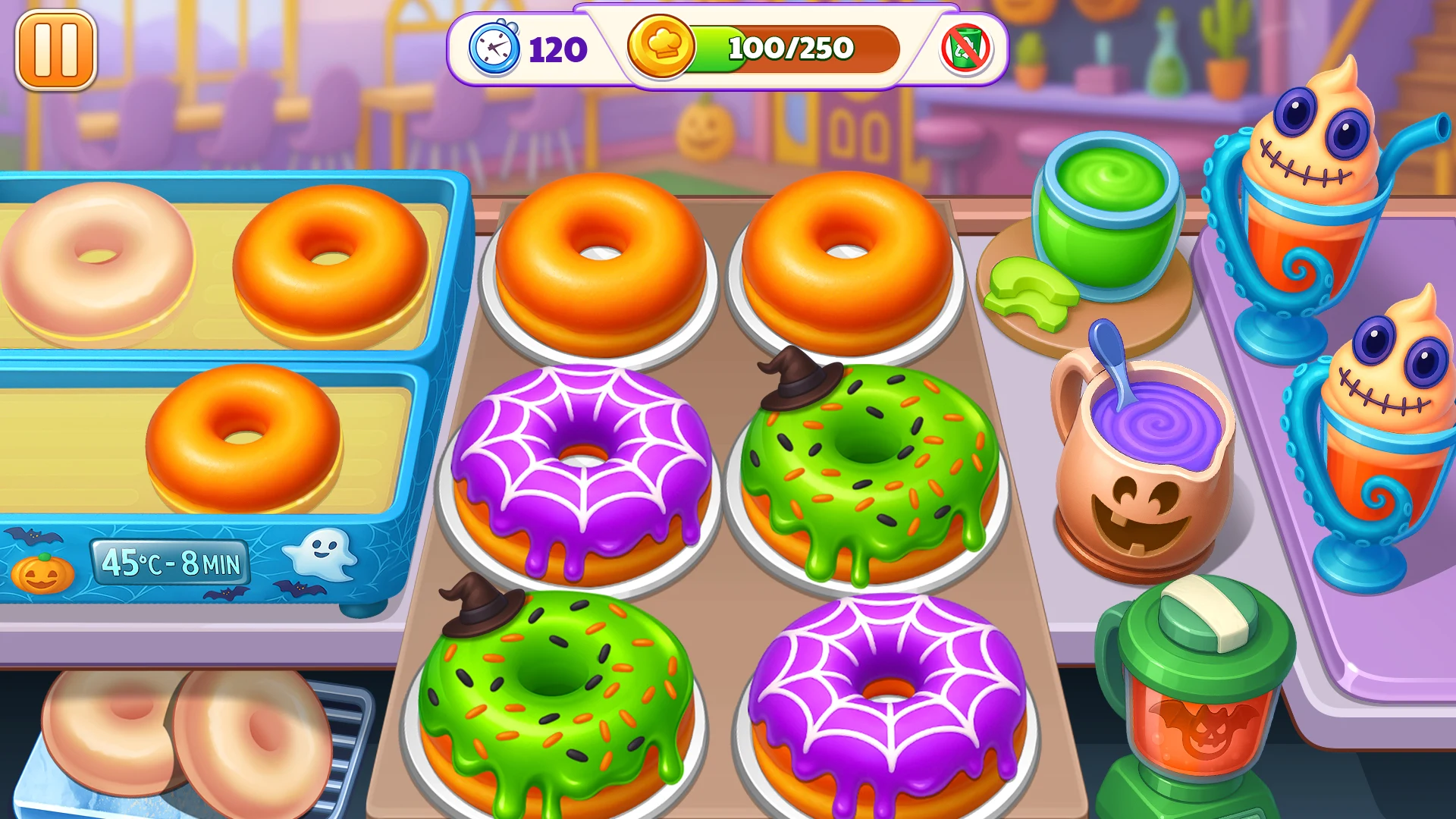 Halloween Cooking Madness Game screenshot
